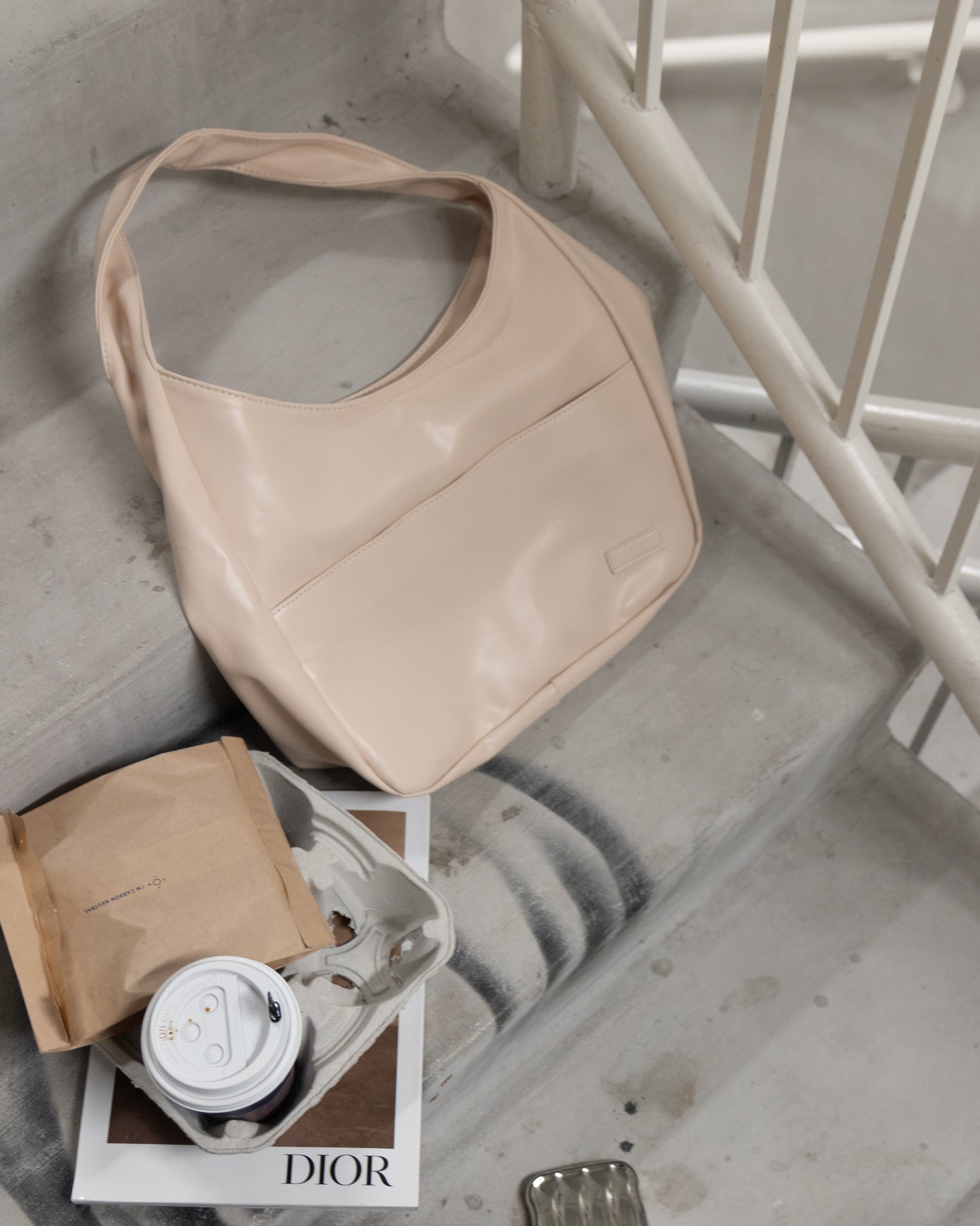 Amoria Bags Maya Shoulder Bag – Black Vegan Leather