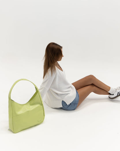 Amoria Bags Maya Shoulder Bag – Black Vegan Leather