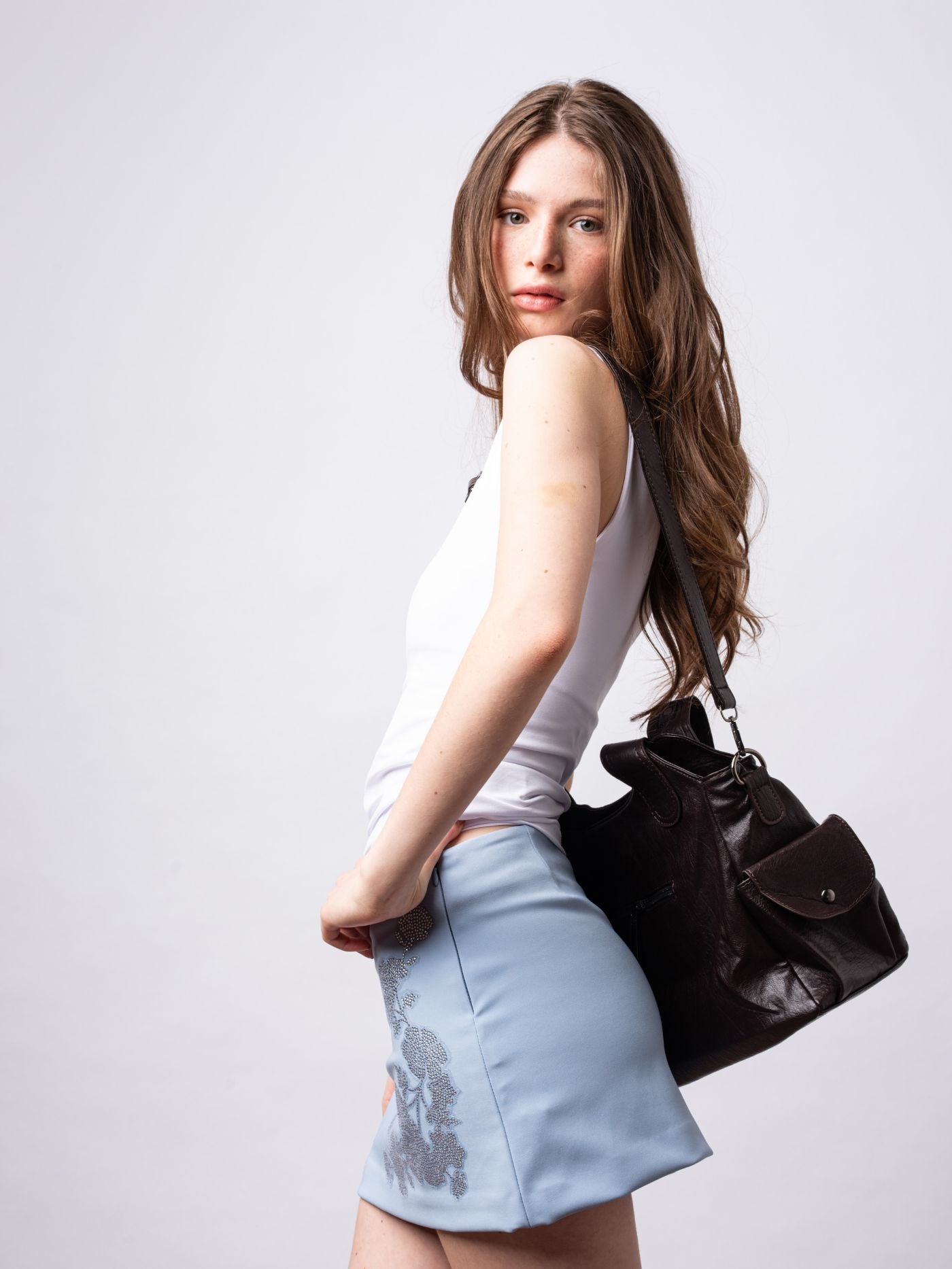 Amoria Bags Everyday City Tote Bag – Black Vegan Leather