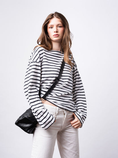 Amoria Bags Everyday City Tote Bag – Black Vegan Leather