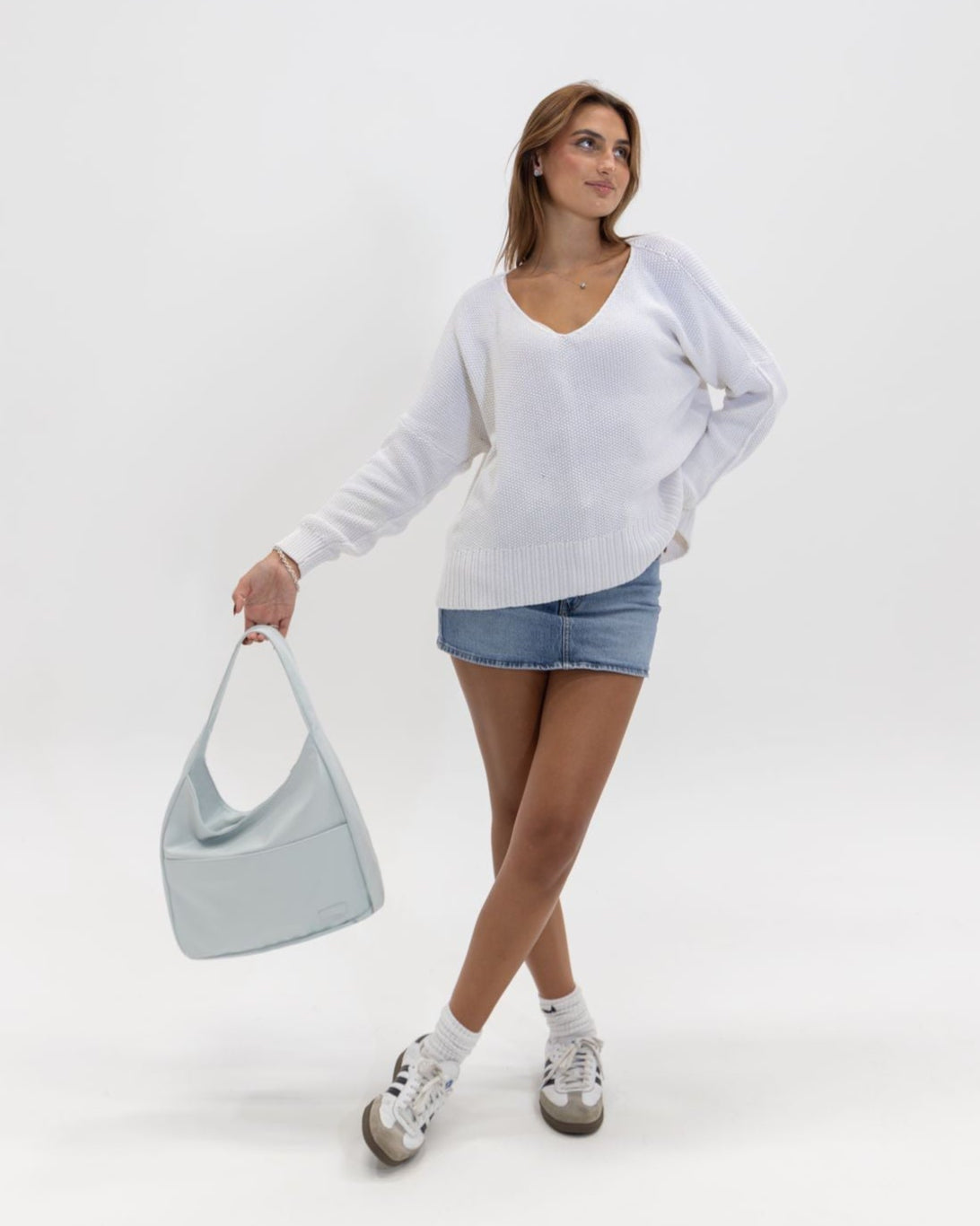 Amoria Bags Maya Shoulder Bag – Black Vegan Leather