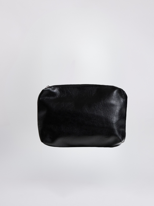 Amoria Bags Olivia Mini Pouch – Black Vegan Leather