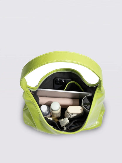 Amoria Bags Scarlett Distressed Leather Tote – Brown