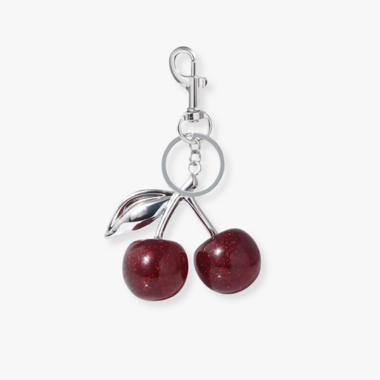 Amoria Bags Red Cherry Charm Keychain – Red