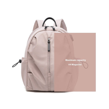 Amoria Bags Oxford Backpack with Zipper Closure