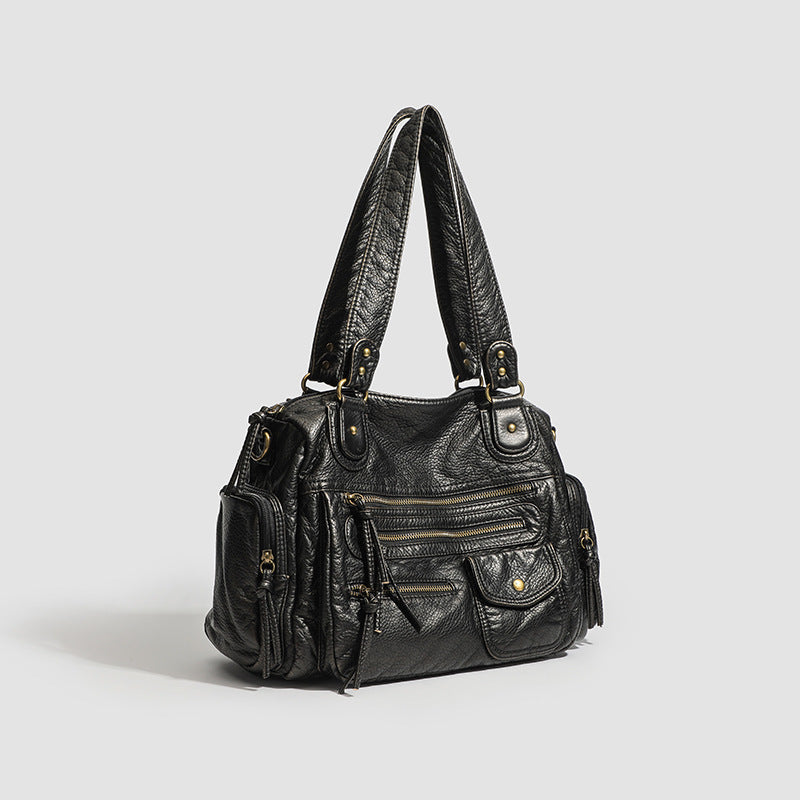 Amoria Bags Tote Bag with Multiple Zipper Pockets