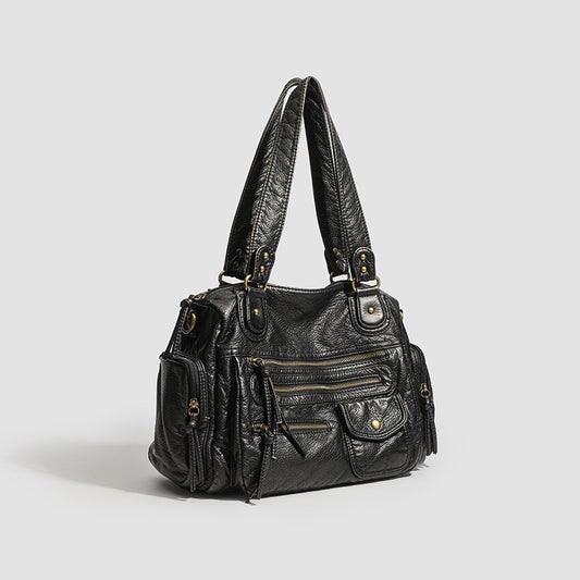 Amoria Bags Tote Bag with Multiple Zipper Pockets