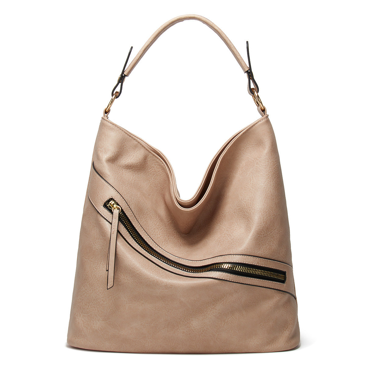 Amoria Bags Axis Oily Leather Handbag