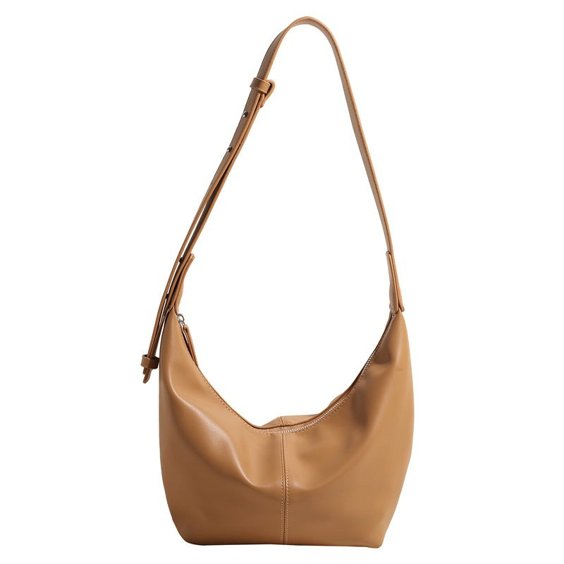 Amoria Bags Zepha Shoulder Bag with Zipper Closure and Adjustable Strap