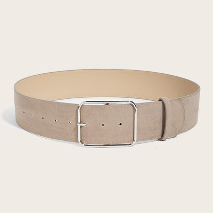 Amoria Bags Kaden Belt with Rectangular Metal Buckle