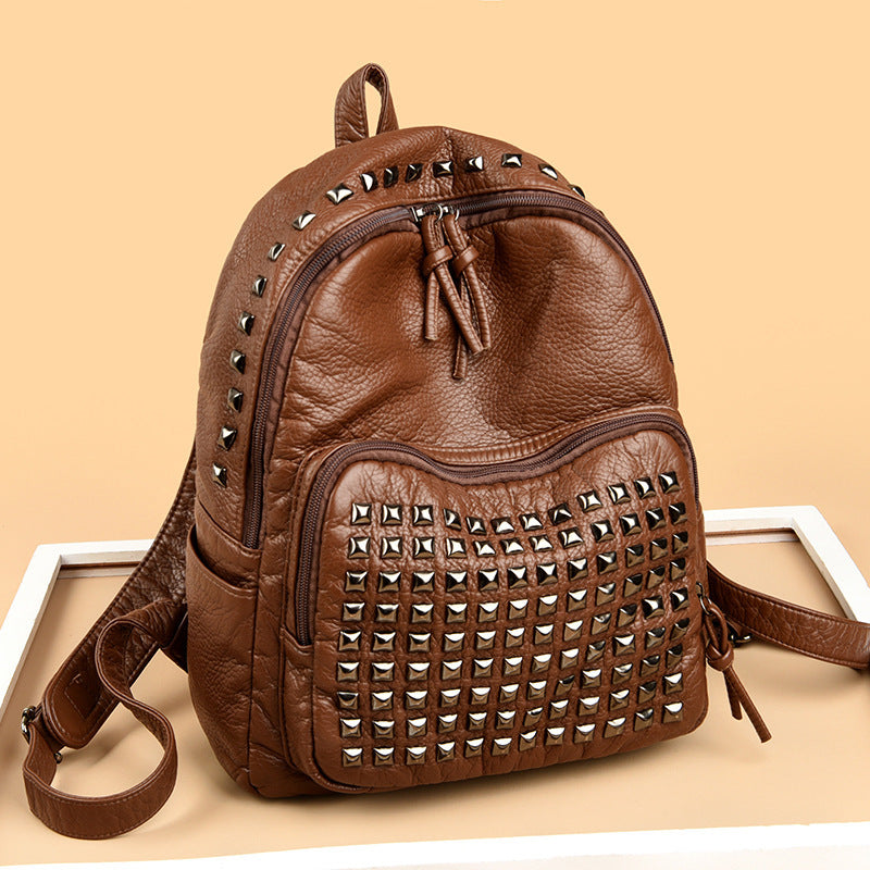 Amoria Bags Backpack with Stud Detailing