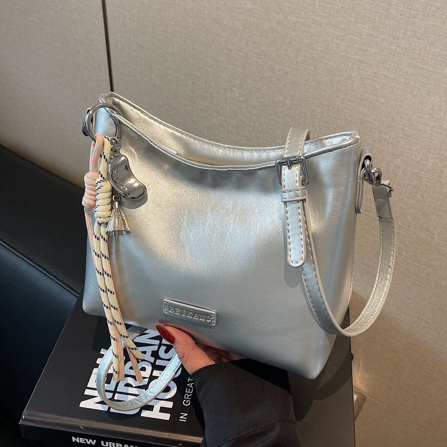 Amoria Bags Facia Bucket Shoulder Messenger Bag