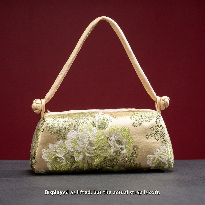 Amoria Bags Vintage Silk Ladies Hand Bag