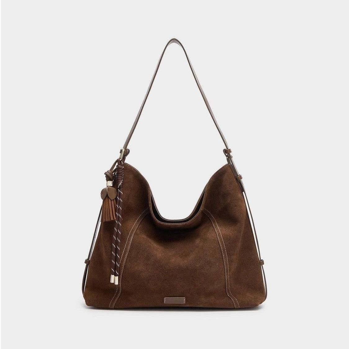 Amoria Bags Large Capacity Shoulder Bag – Vegan Leather Suede Finish