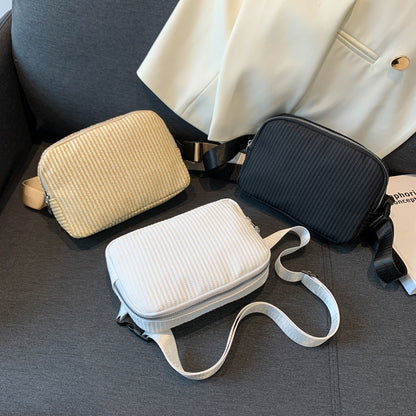 Amoria Bags Lightweight Fabric Waist Bag with Adjustable Strap