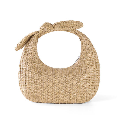 Amoria Bags Ammos Straw Handbag