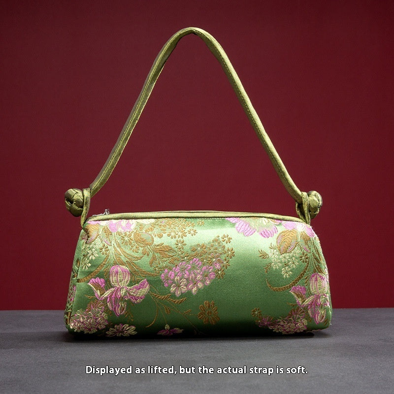 Amoria Bags Vintage Silk Ladies Hand Bag