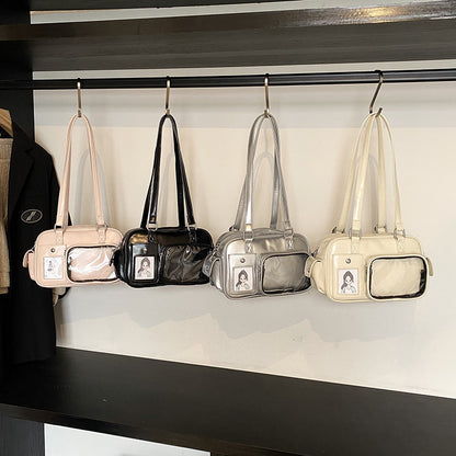 Amoria Bags Transparent Crossbody Backpack