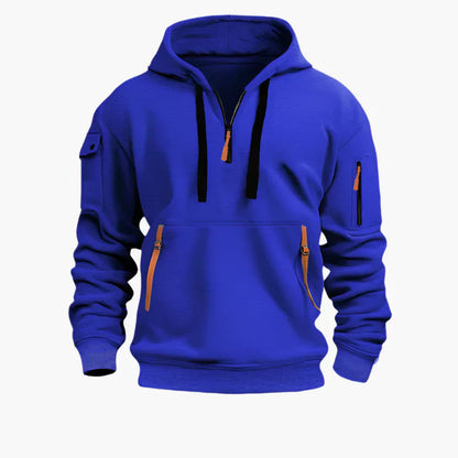 Hoodie with Zippered Pockets
