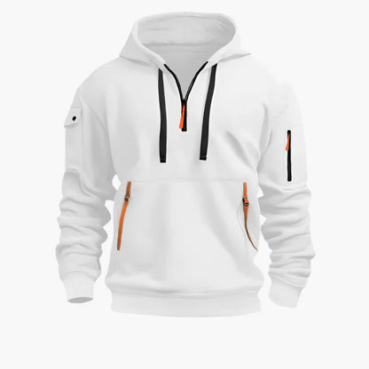 Hoodie with Zippered Pockets