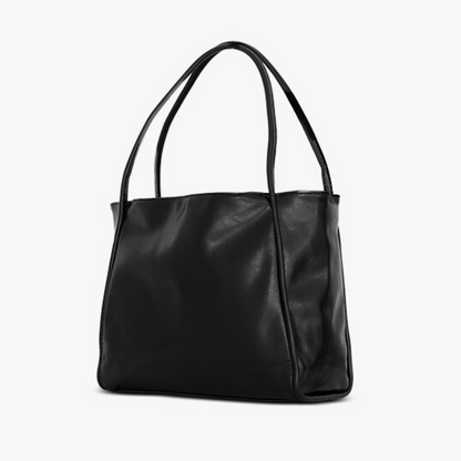 Amoria Bags Blair Shoulder Bag – Black Vegan Leather