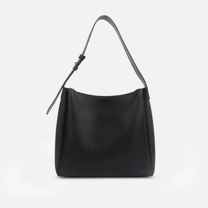 Amoria Bags Bella Shoulder Bag – Black Vegan Leather